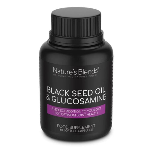 Blackseed oil and Glucosamine capsules