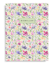 Load image into Gallery viewer, Lilac Floral Bismillah notebook
