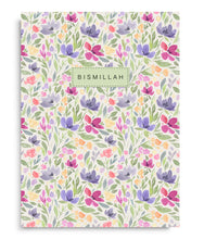 Load image into Gallery viewer, Lilac Floral Bismillah notebook