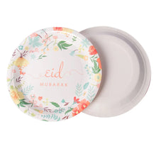 Load image into Gallery viewer, Floral Eid Mubarak tableware set