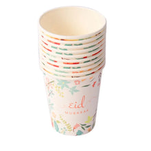 Load image into Gallery viewer, Floral Eid Mubarak tableware set