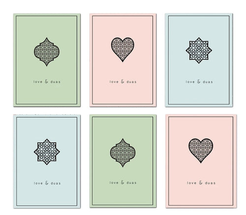 Love and Duas cards