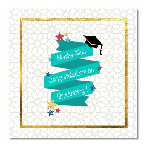 Masha’allah Congratulations on graduating
