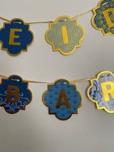 Load image into Gallery viewer, Blue lantern Eid Mubarak banner