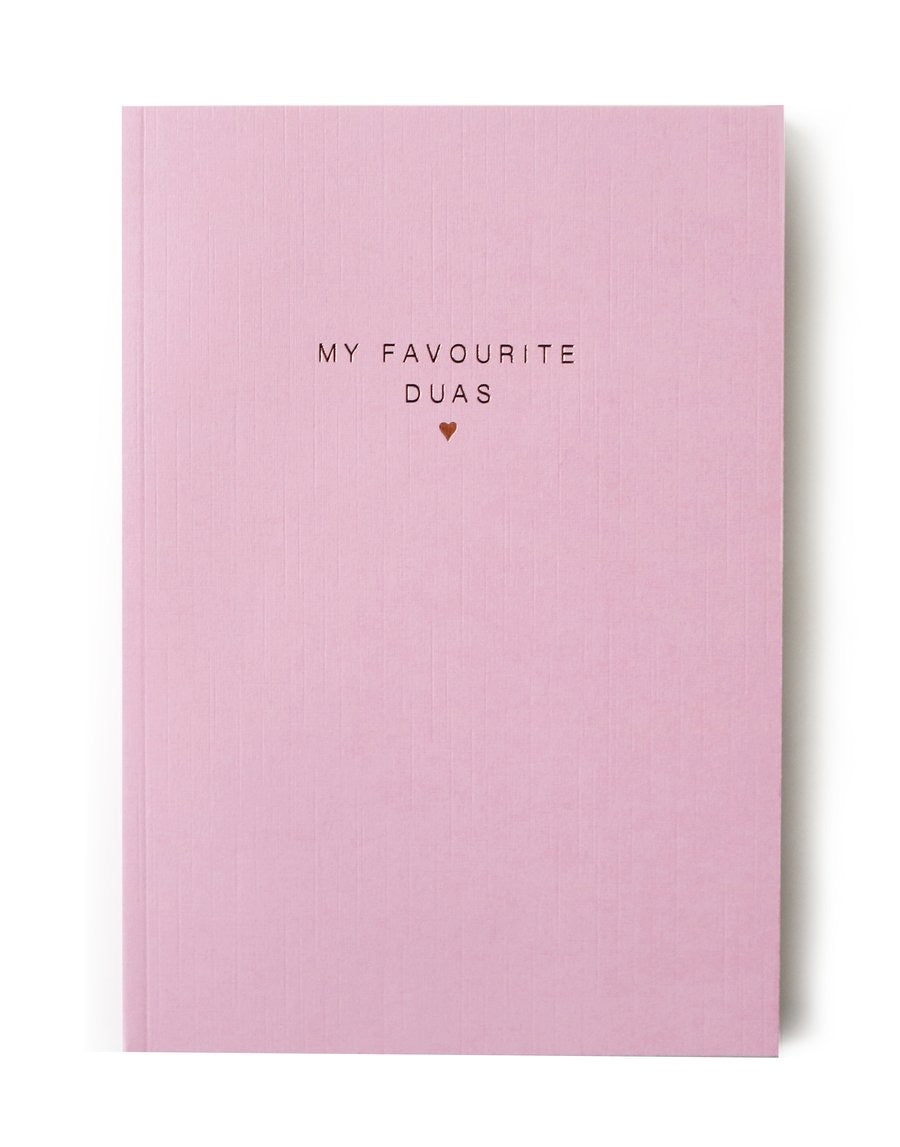 ‘My favourite Duas’ luxe notebook