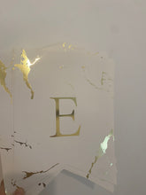 Load image into Gallery viewer, White and gold foil Eid Mubarak banner