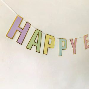 Pastel happy Eid banner
